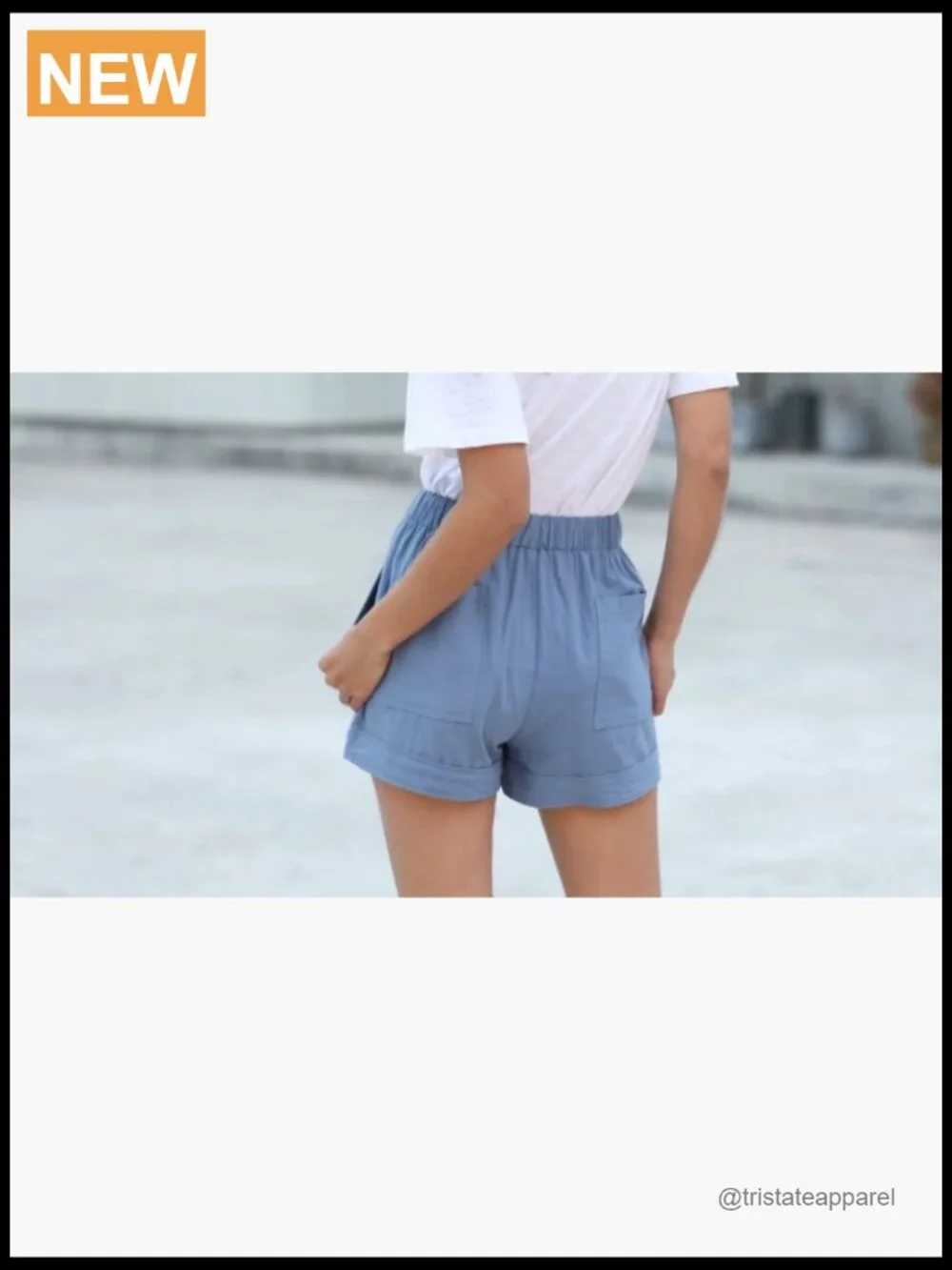 Lightweight Baggy Denim Hot Pants High Rise Drawstring Comfy Summer Shorts